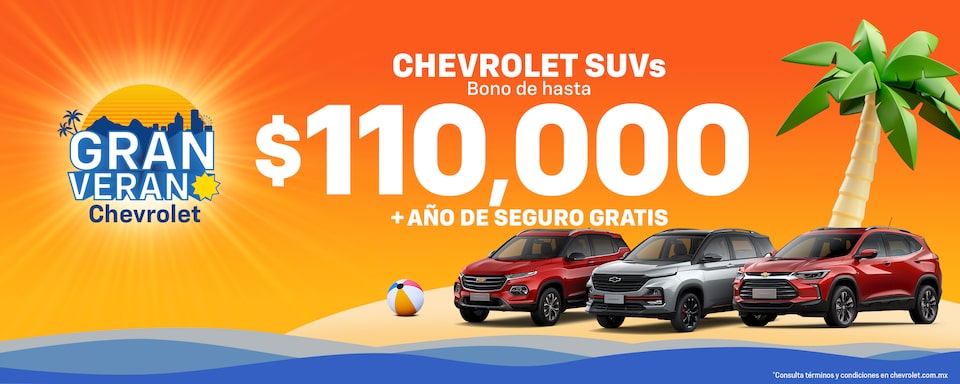 SUVs Chevrolet, promoción Gran Verano