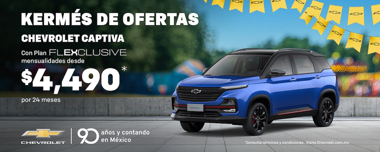 Kermés de Ofertas Chevrolet con Plan Flexclusive, Captiva 2025