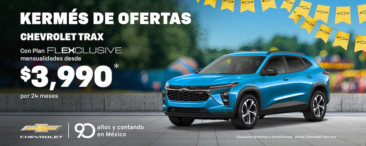 Kermés de Ofertas Chevrolet con Plan Flexclusive, Trax 2025