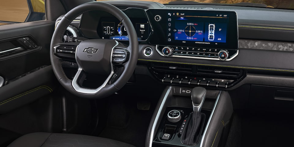 Conectividad de Chevrolet Colorado, camioneta pickup con Google Built-In
