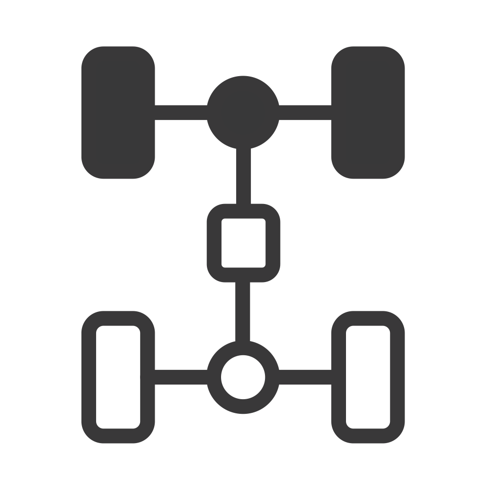 Ícono de tracción delantera