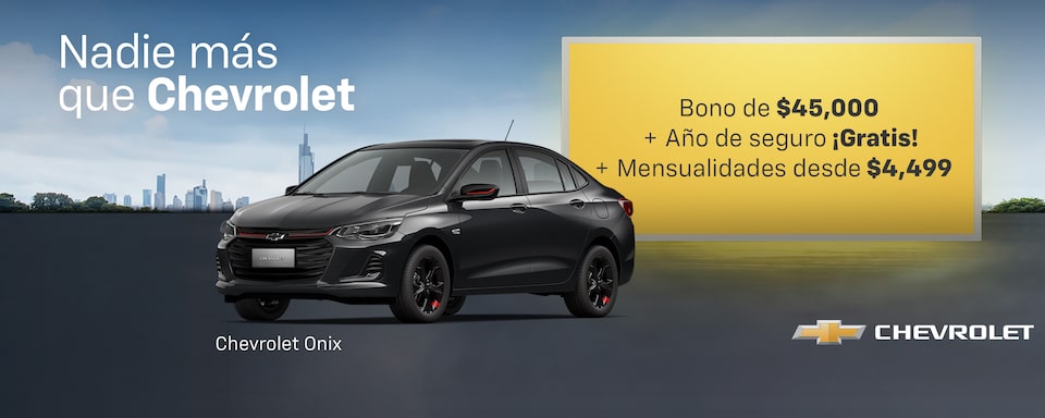 Nadie más que Chevrolet, estrena un Onix 2025 con bonos especiales, seguro y costo por apertura gratis.