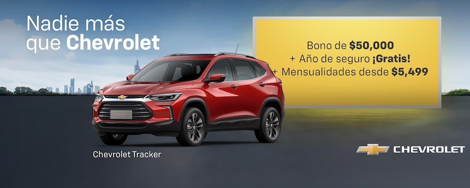 Nadie más que Chevrolet, estrena una Tracker 2025 con bonos especiales, seguro y costo por apertura gratis.
