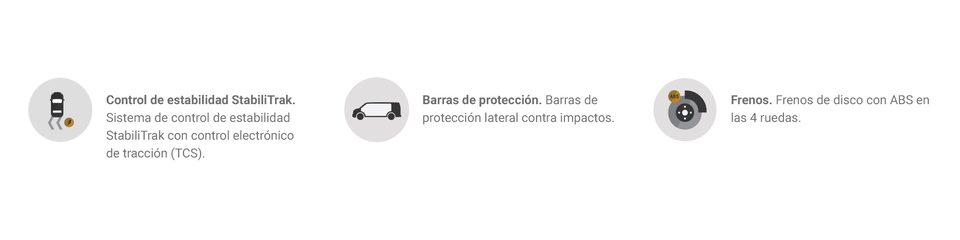 Imágenes de seguridad para camioneta Chevrolet Express Van 2023