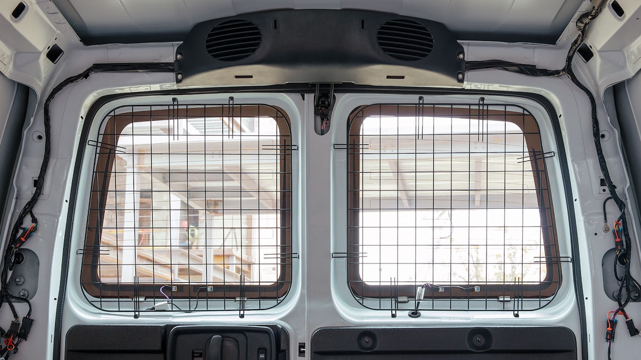 Rejilla de protección para ventanas traseras