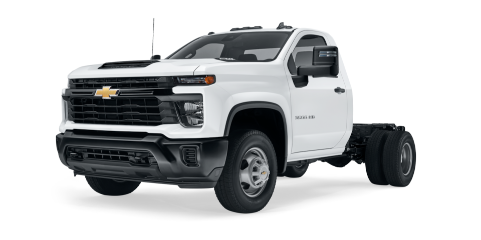 Camioneta Chevrolet Silverado HD 3500 2025 en color blanco