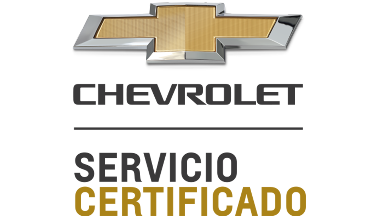Logo de Servicio Certificado Chevrolet